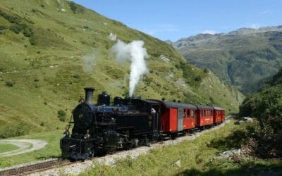 Tagesausflug mit der Furkabahn von Realp nach Oberwald